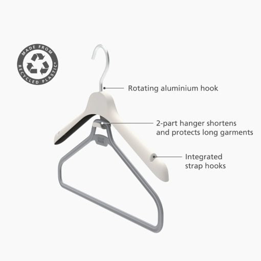 Joseph Joseph Orderly™ Set of 2 Ecru Long Garment Hangers - Medaid