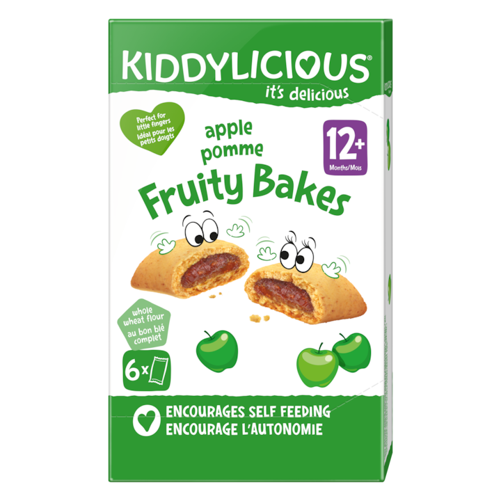 Kiddylicious Apple Bakes 6 X 22G - Medaid