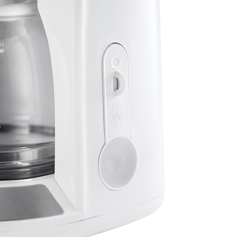Russell Hobbs Honeycomb Coffee Machine White - Medaid