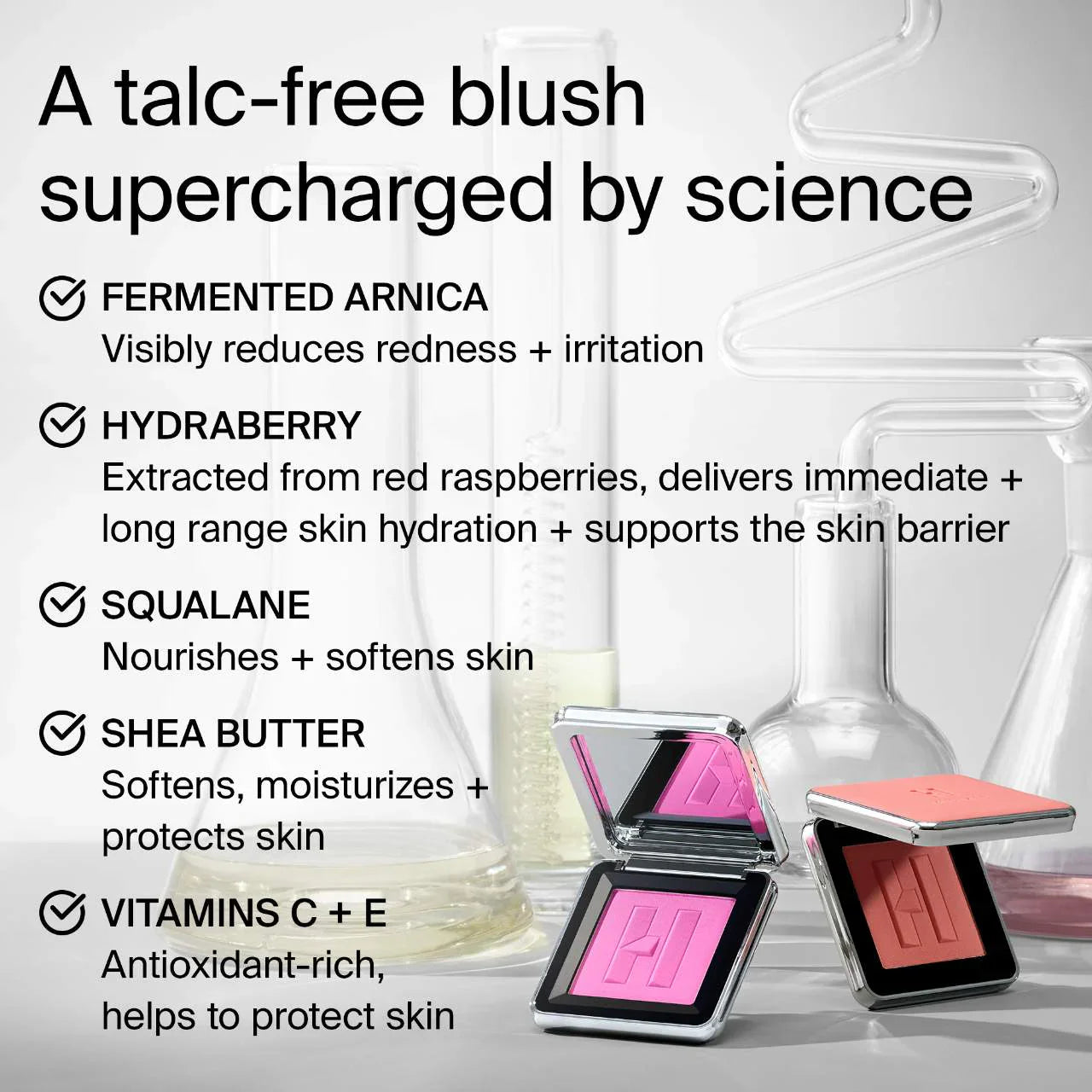 HAUS LABS BY LADY GAGA - Color Fuse Talc-Free Blush Powder With Fermented Arnica | 5 g - Medaid