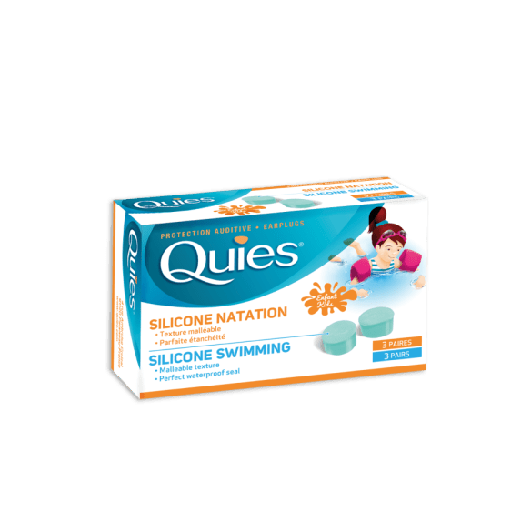 Quies Swimming Silicone Earplugs Kids - Medaid