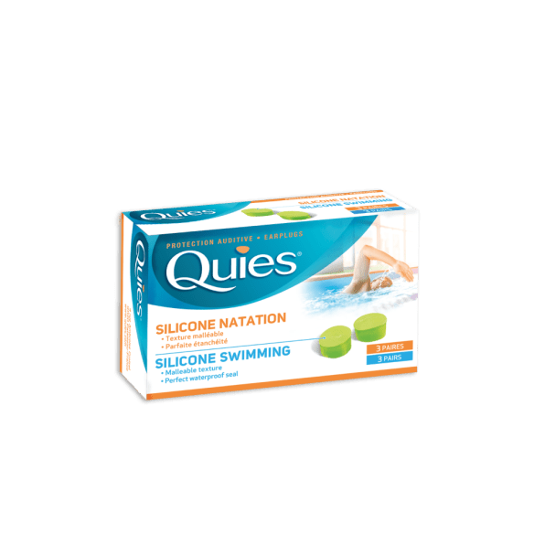 Quies Swimming Silicone Earplugs Adult - Medaid