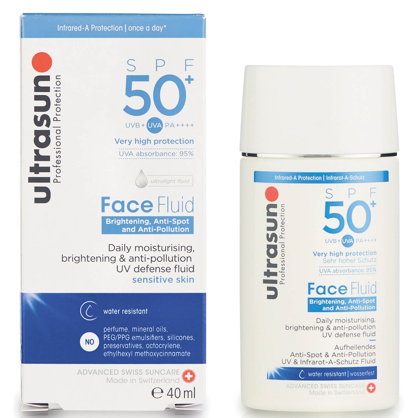 Ultrasun Anti-Pollution Face Fluid Spf50 + 40ML - Medaid