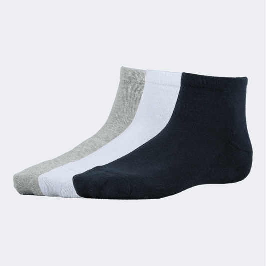 Top Ten Soft Unisex Lifestyle Socks Black/White/Grey - Medaid
