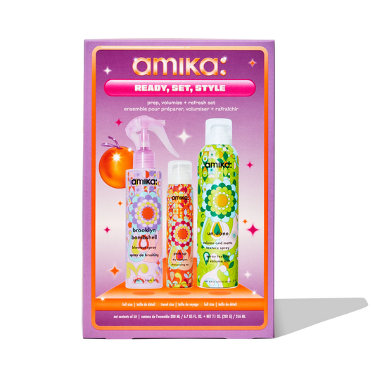 AMIKA - ready, set, style prep, volumize + refresh set - Medaid