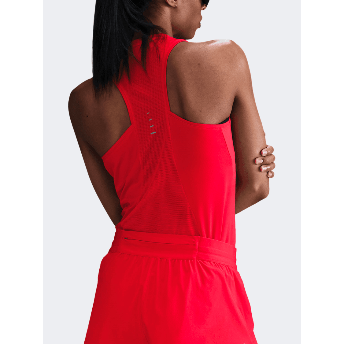 Nike Swift Df Women Running Tank Light/Crimson - Medaid