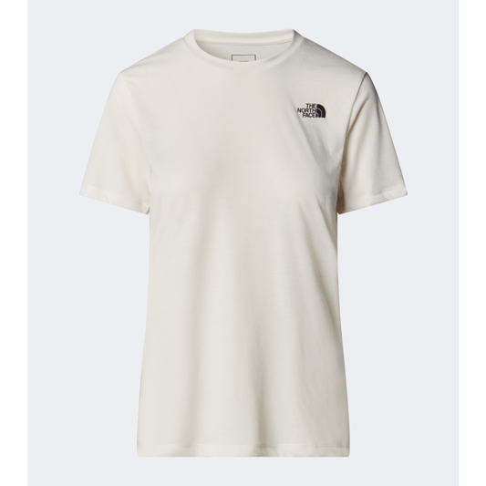 The North Face Foundation Half Dome Ca Graphic Women Lifestyle T-Shirt White Dune - Medaid