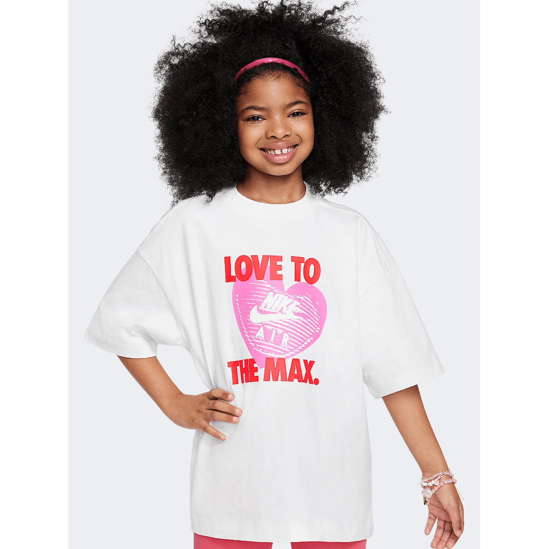 Nike Sportswear  Girls Lifestyle T-Shirt White - Medaid