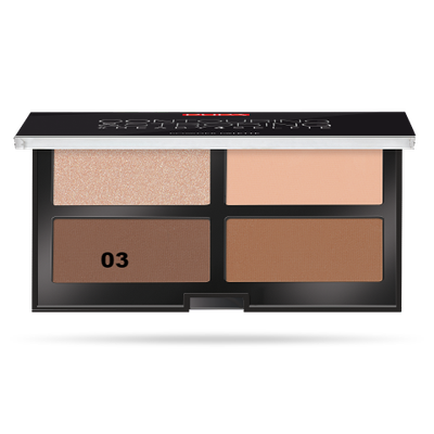 Pupa #ready4selfie contouring & strobing powder palette - Medaid