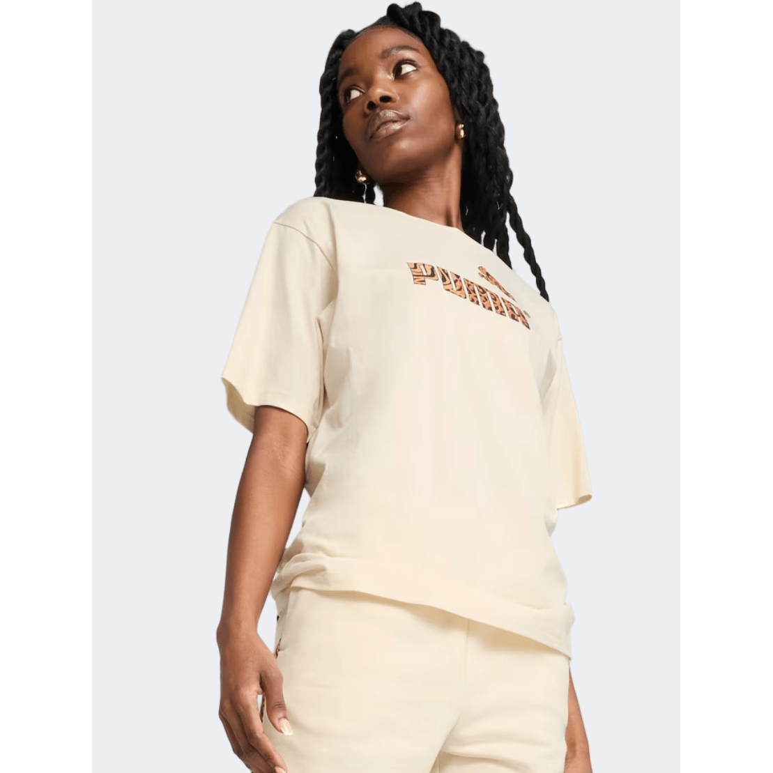 Puma Essentials Graphic Animal Women Lifestyle T-Shirt Alpine Snow - Medaid International