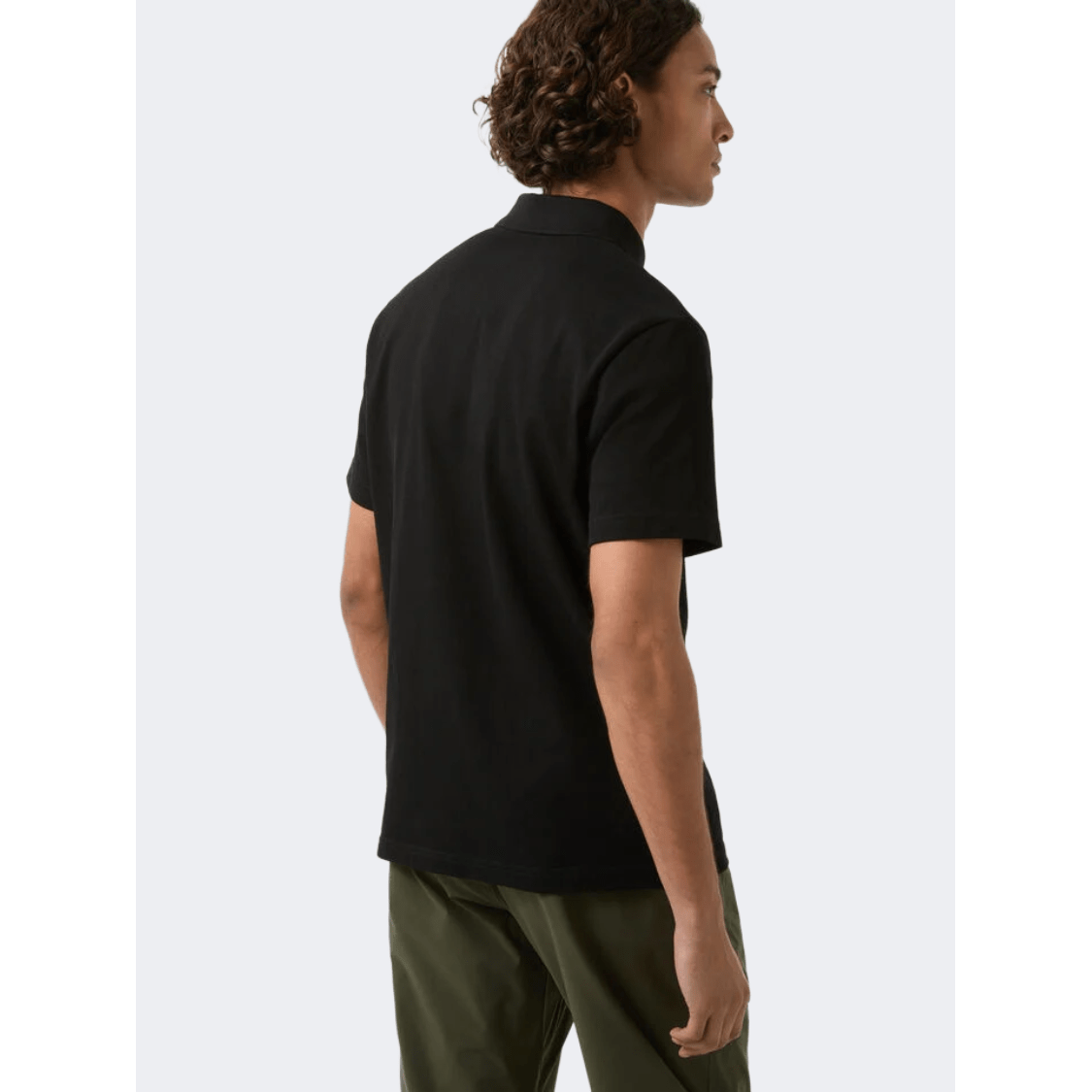Fire And Ice Ramon4 Men Lifestyle Polo Short Sleeve Black - Medaid