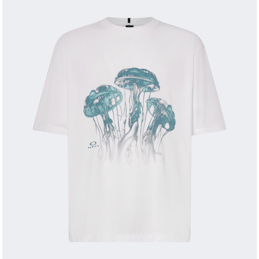 Oakley Jellyfish Men Lifestyle T-Shirt White - Medaid