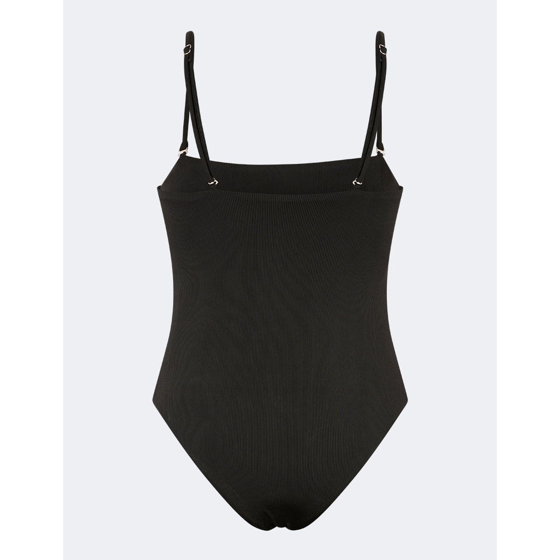 Oil And Gaz Modern Women Beach Monokini Black - Medaid