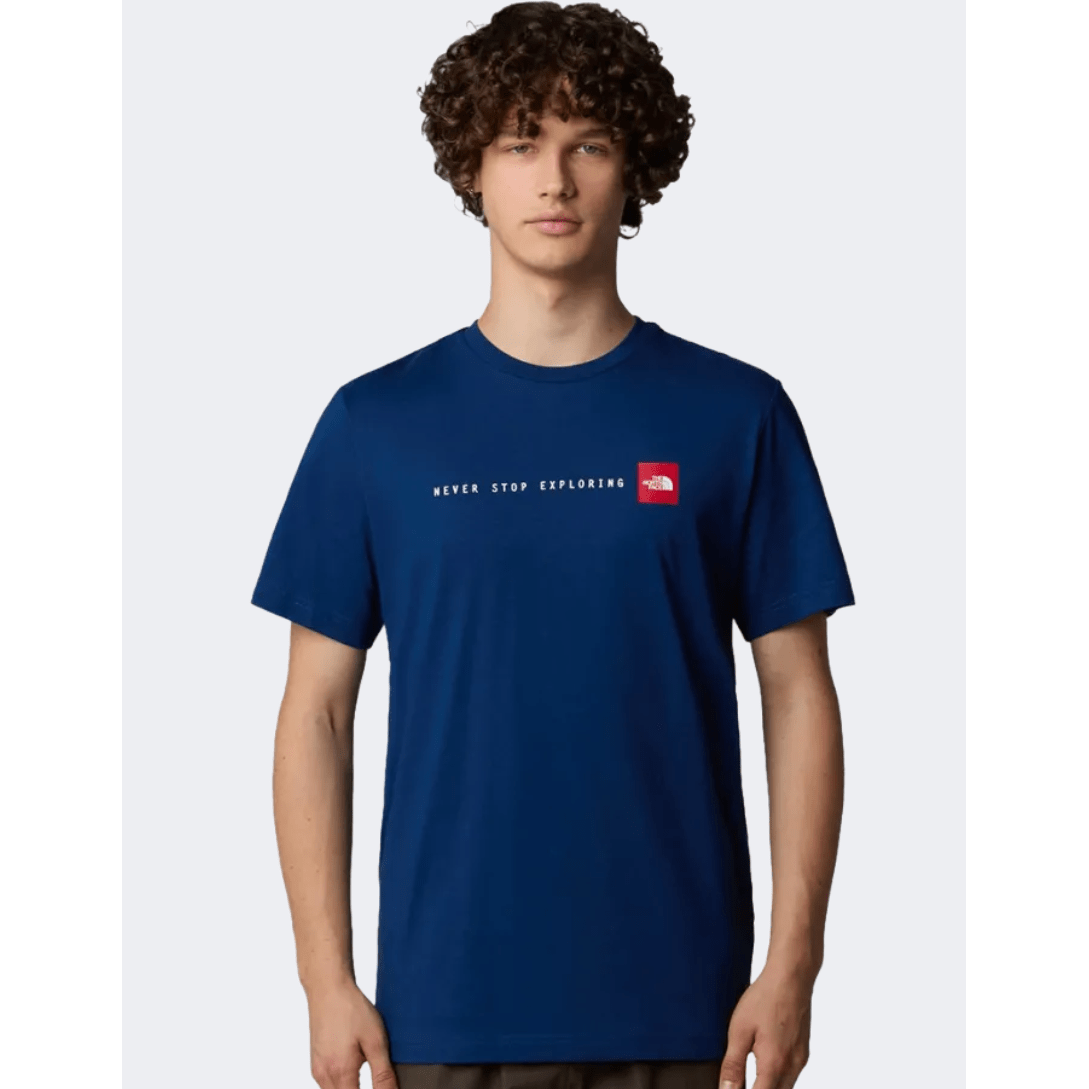 The North Face Never Stop Exploring Men Lifestyle T-Shirt Estate Blue - Medaid International