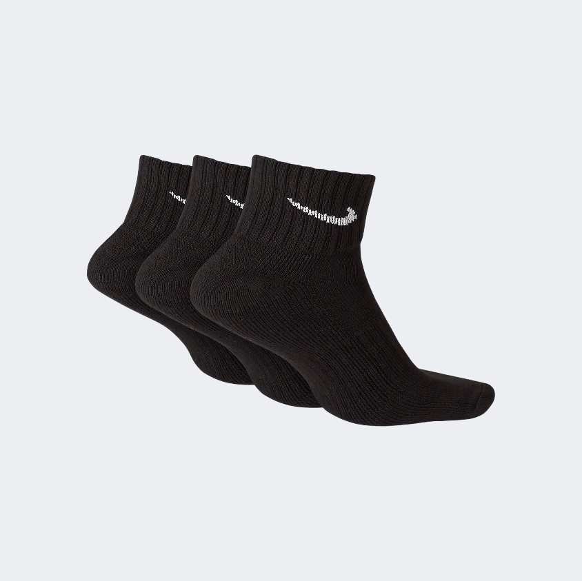 Nike Cushioned Ankle Unisex Training Sock Black/White - Medaid