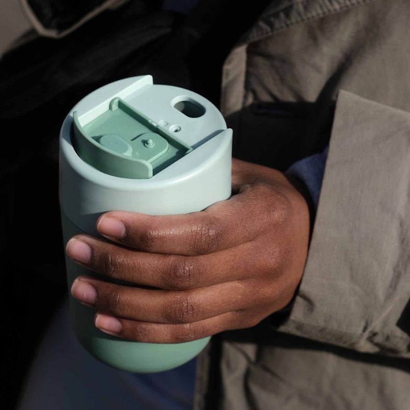 Joseph Joseph Sipp™ Travel Mug with Hygienic Lid 340ml Green - Medaid