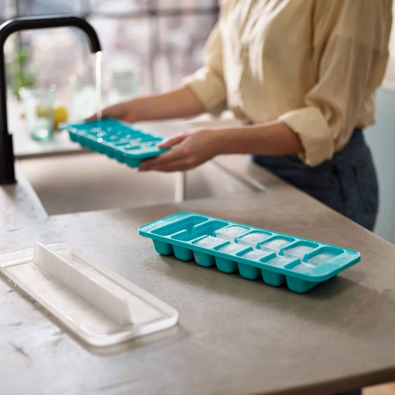 Joseph Joseph Flow™ Pack of 2 Easy-fill Blue Ice-cube Trays - Medaid