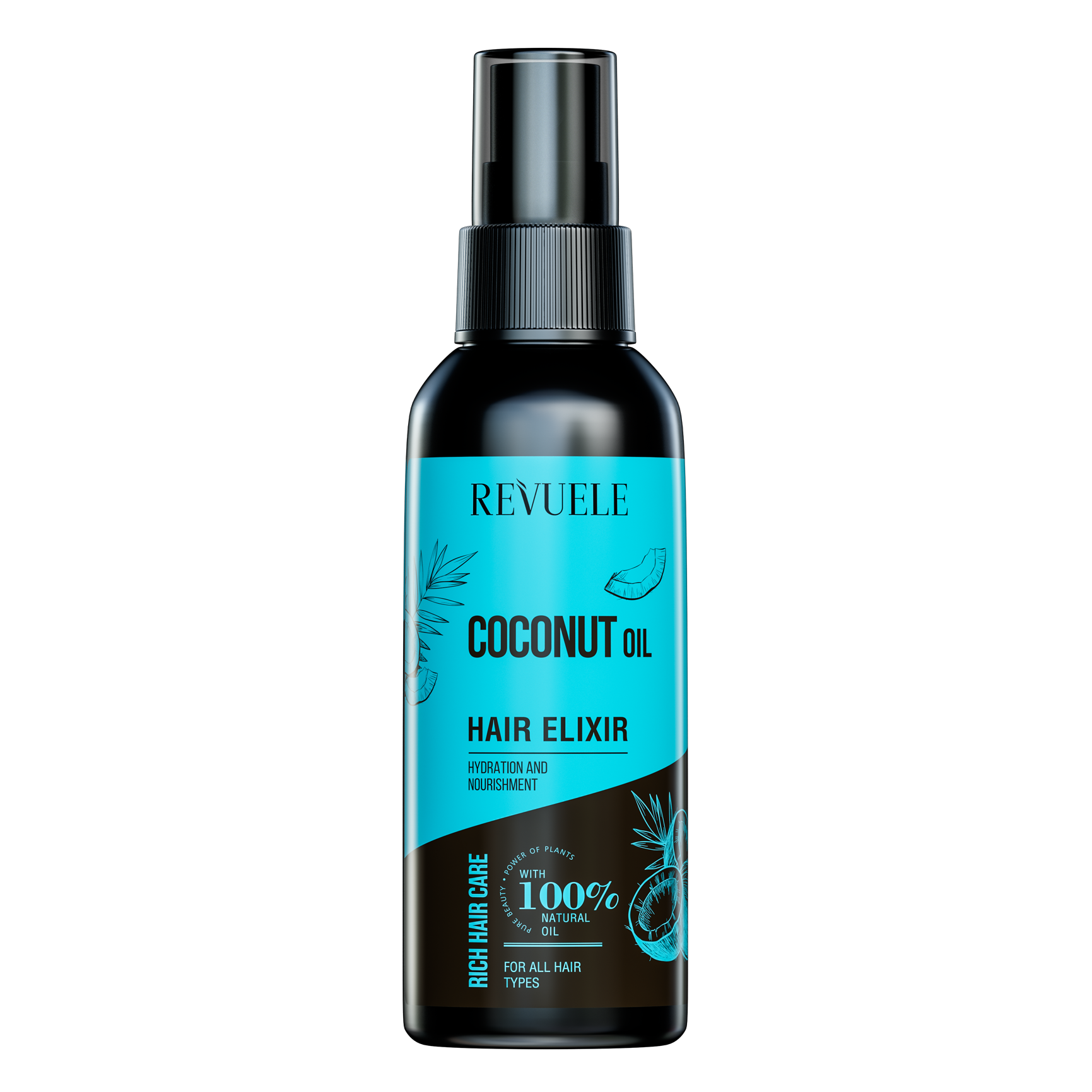 REVUELE COCONUT OIL HAIR ELIXIR 120ml - Medaid