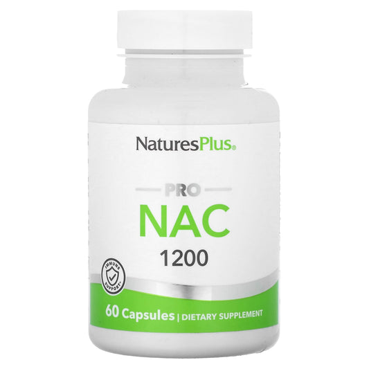 NaturesPlus, Pro NAC 1200, 60 Capsules - Medaid