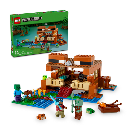 Lego Minecraft   The Frog House, 400 pcs - Medaid International