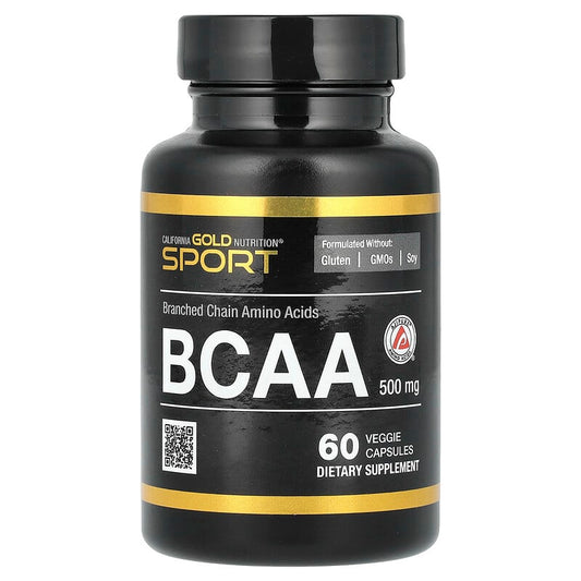 California Gold Nutrition, BCAA, 500 mg, 60 Veggie Capsules - Medaid