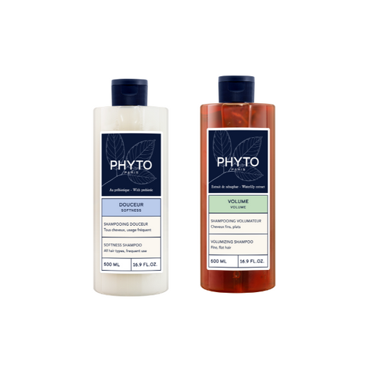 10% OFF Softness Shampoo 500 mL + Volumizing Shampoo 500 mL - Medaid