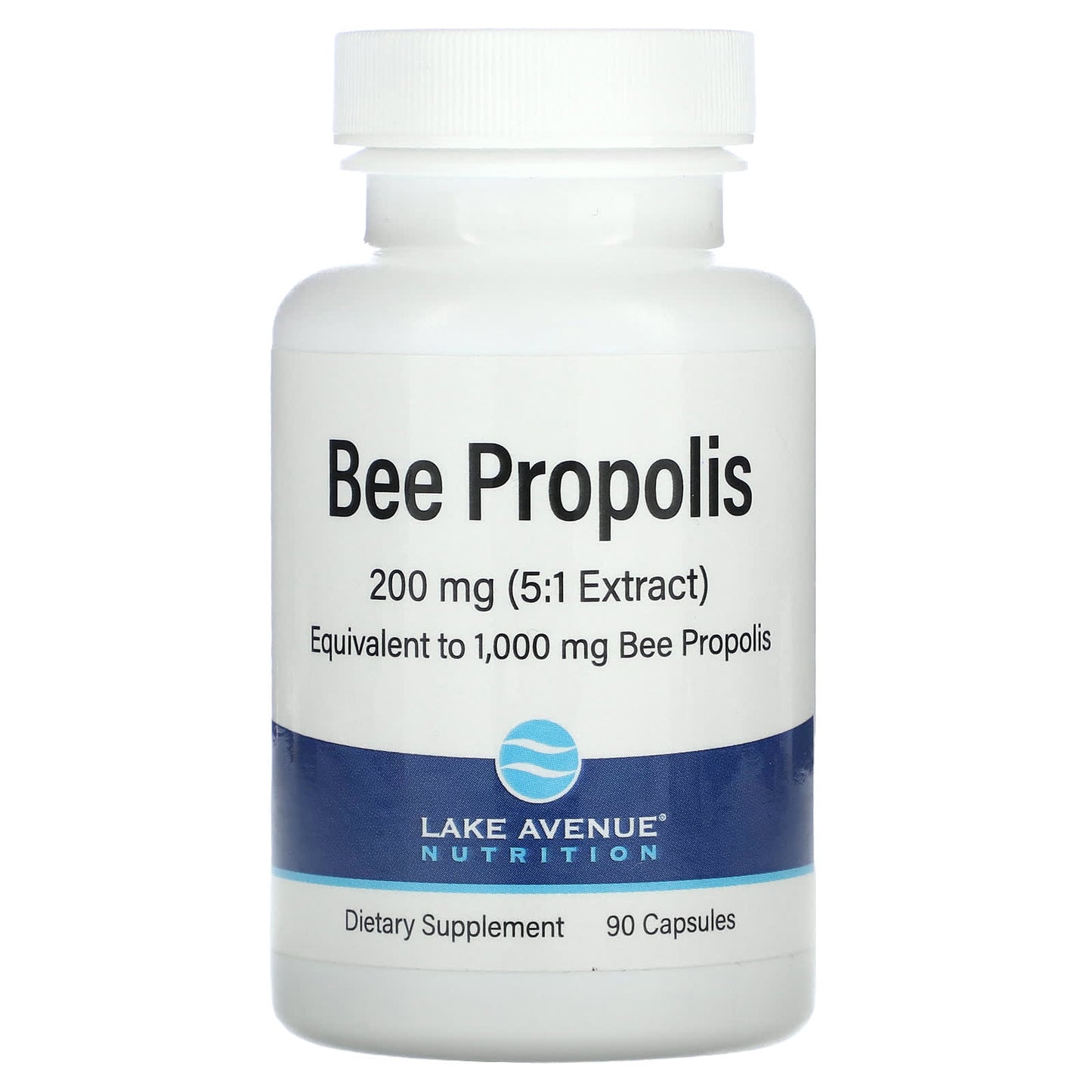 Lake Avenue Nutrition, Bee Propolis, 1,000 mg, 90 Capsules - Medaid