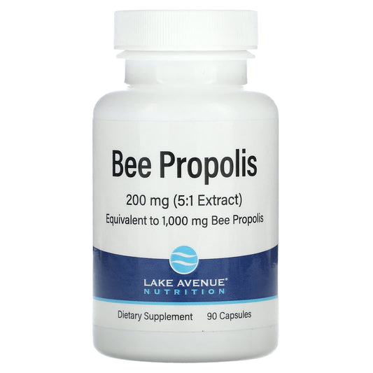 Lake Avenue Nutrition, Bee Propolis, 1,000 mg, 90 Capsules - Medaid