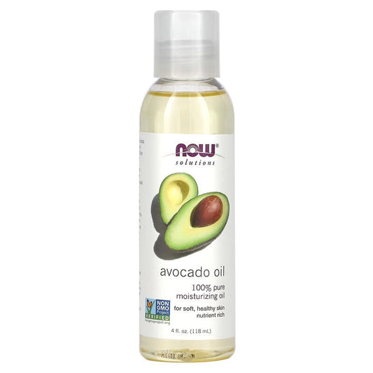 NOW Foods, Solutions, Avocado Oil, 4 fl oz (118 ml) - Medaid