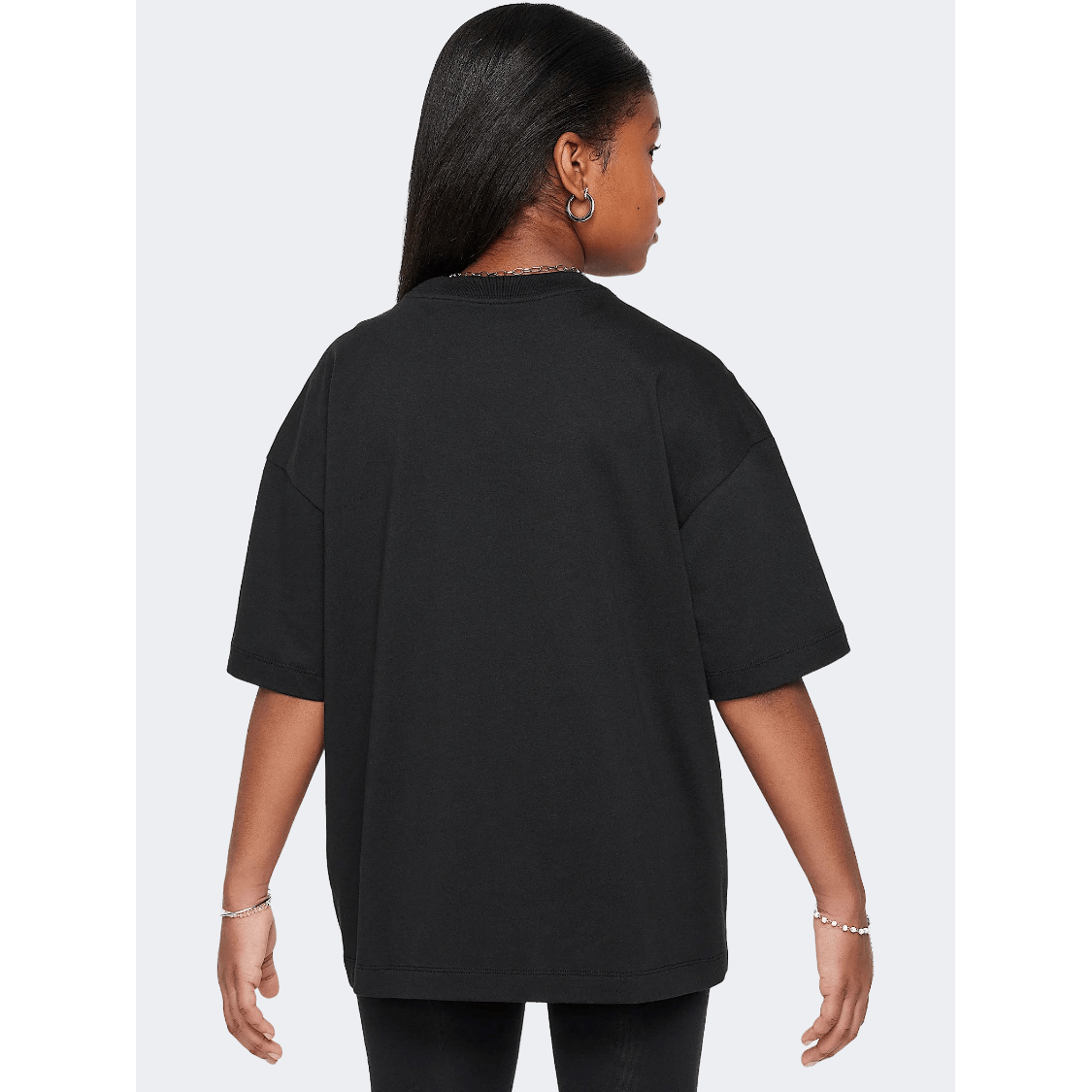Nike Sportswear Girls Lifestyle T-Shirt Black - Medaid