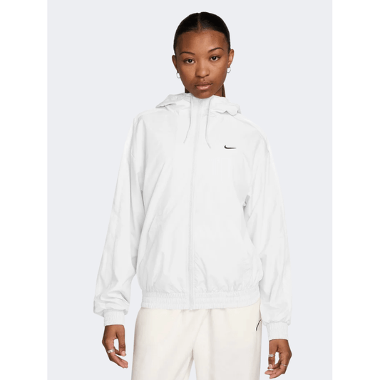 Nike Nsw Essential Women Lifestyle Jacket White - Medaid