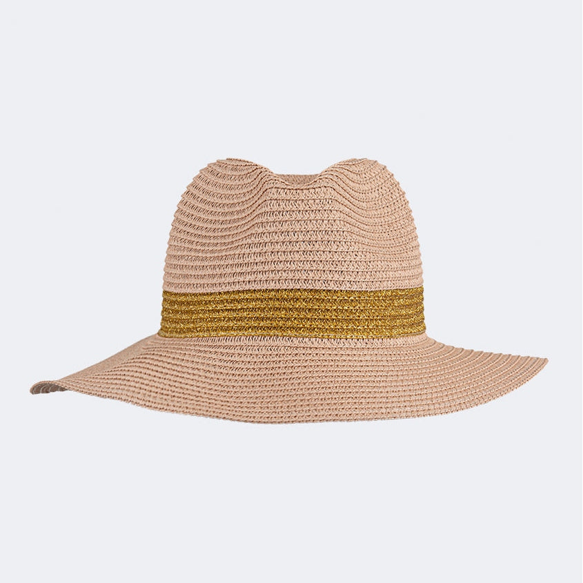 Top Ten Stylish Women Beach Buntal Hat Pink - Medaid International