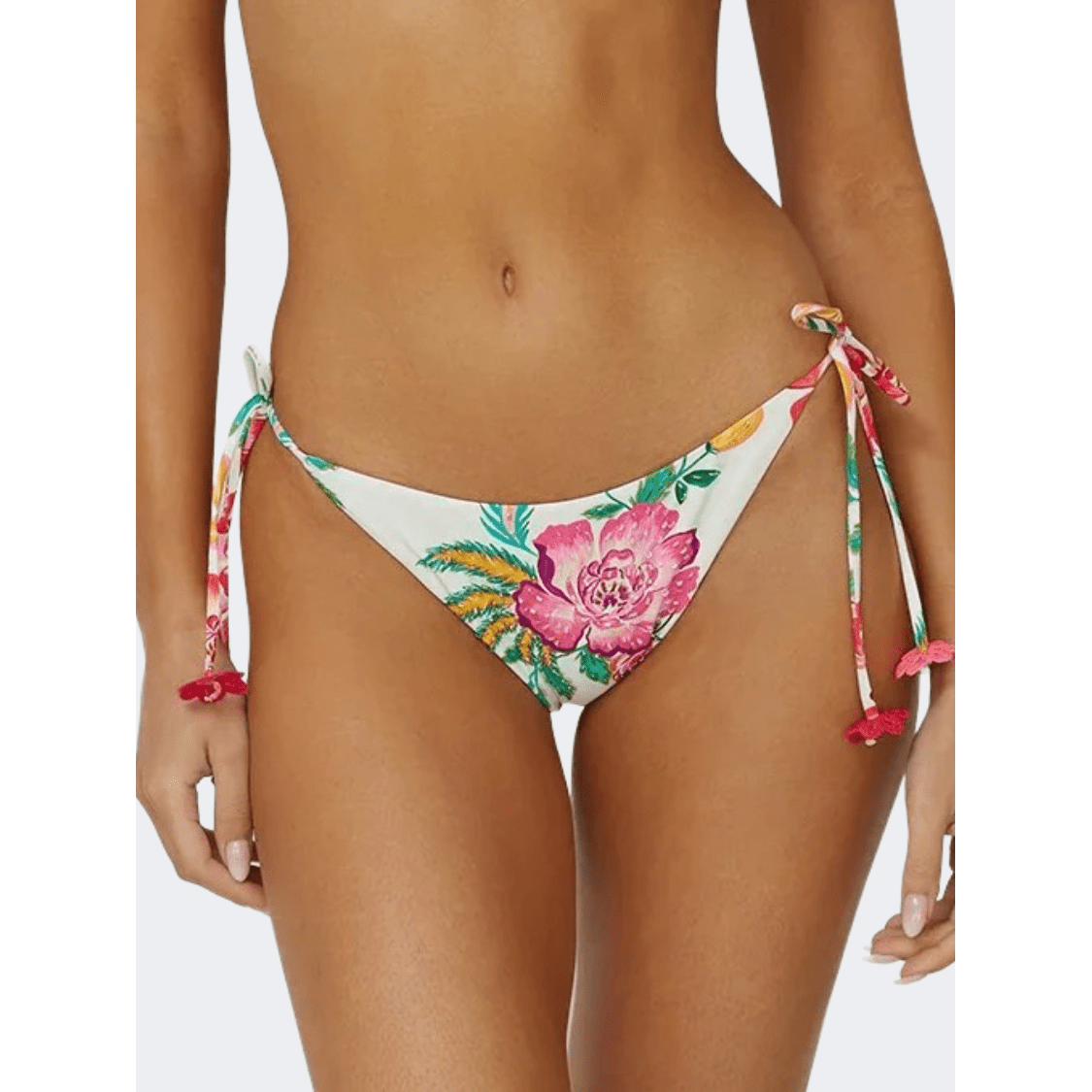 Pq Swim Mita Embroidered Tie Women Beach Slip Multicolor - Medaid