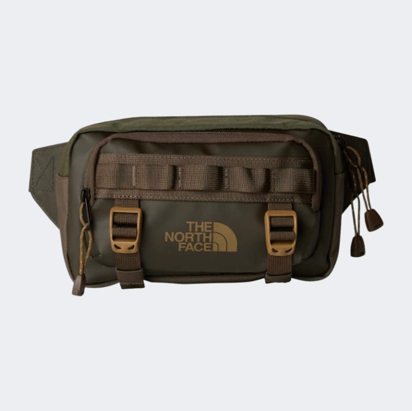 The North Face Base Camp Lumbar Men Hiking Bags Cases And Luggage Taupe Green/Smokey - Medaid