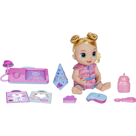 Baby Alive - Interactive Doctor Play Toy with Lights, Sounds, Movements & Tools- blonde hair - Medaid International