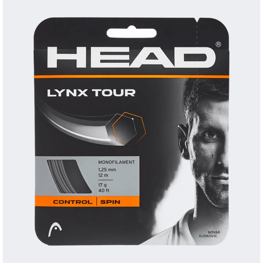 Head Lynx Tour 17 Tennis Strings Grey - Medaid