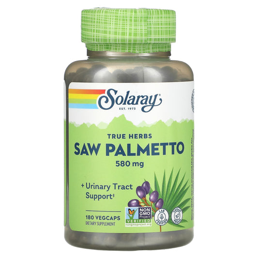Solaray, Saw Palmetto, 580 mg, 180 VegCaps - Medaid