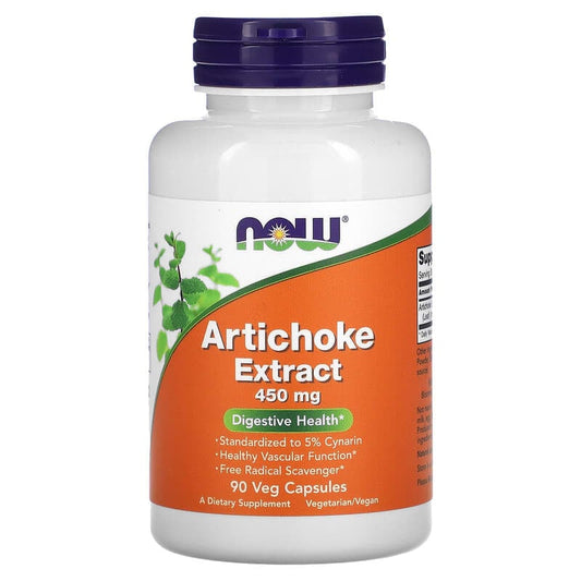 NOW Foods, Artichoke Extract, 450 mg, 90 Veg Capsules - Medaid