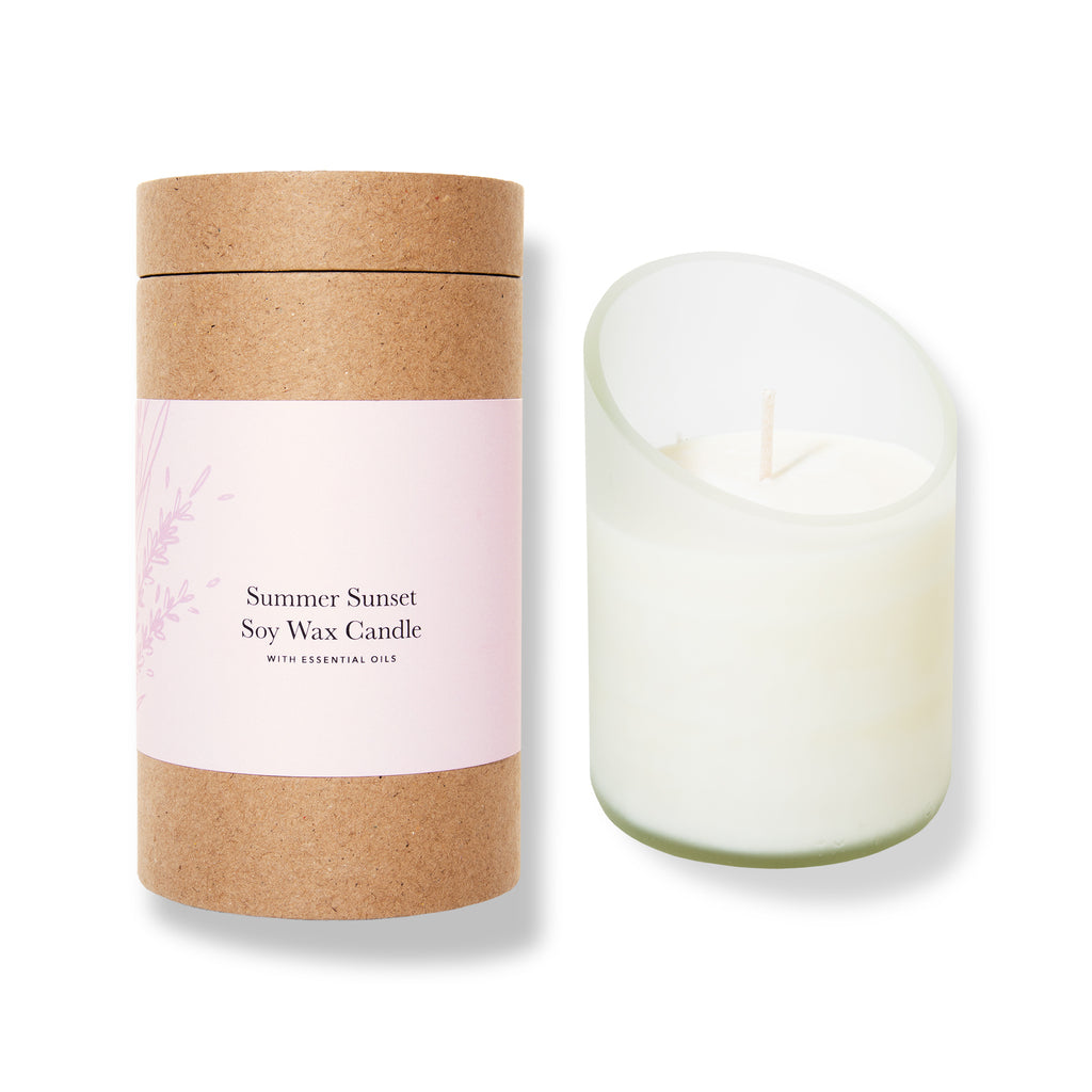 Summer Sunset Soy Wax Candle - Medaid