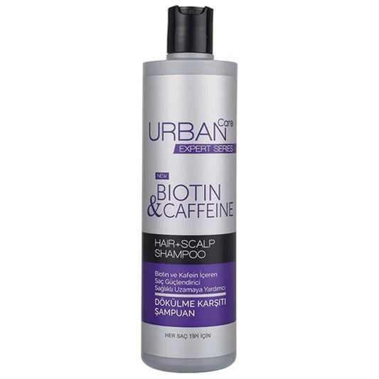 Urban Care biotin and caffeine hair and scalp shampoo 350ML - Medaid