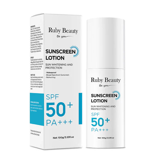 Ruby beauty sunscreen lotion spf50+ PA+ 100g RB-174 - Medaid