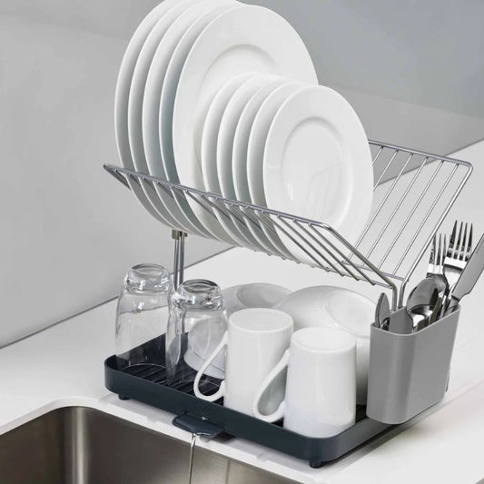Joseph Joseph Y-Rack 2-tier Dish Rack Grey - Medaid