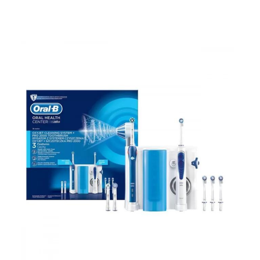 Oral B Oxyjet Center Pro2000 Plus Oral Irrigator And Electric Toothbrush - Medaid
