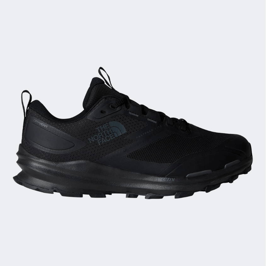 The North Face Vectiv Fastpack Light Waterproof Women Hiking Shoes Black/Antracite Grey - Medaid International