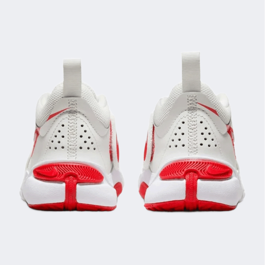 Nike Team Hustle D 11 Ps-Boys Basketball Shoes White - Medaid