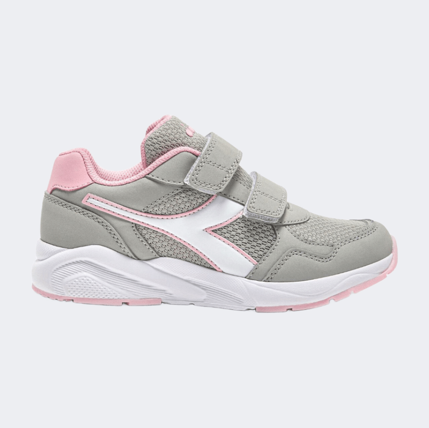 Diadora Falcon 5 Jr V Ps-Girls Running Shoes Silver/White - Medaid International