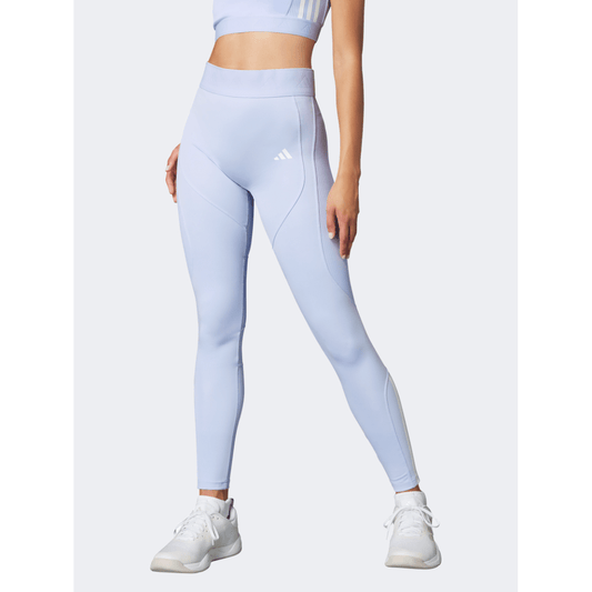 Adidas Hyperglam Ribbed Women Training Tight Violet Tone - Medaid