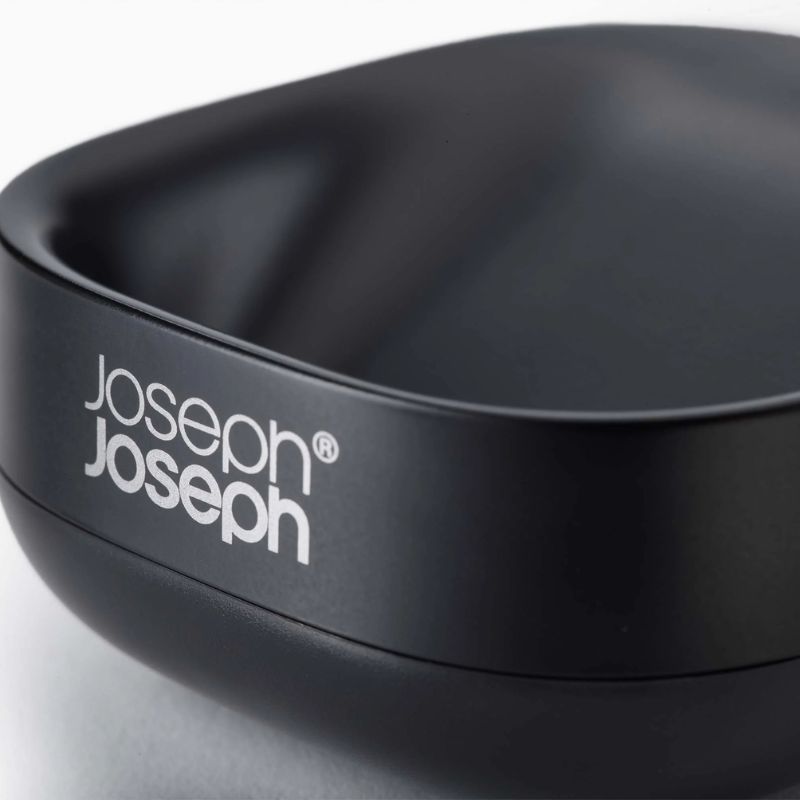 Joseph Joseph Slim™ Compact Matt Black Soap Dish - Medaid