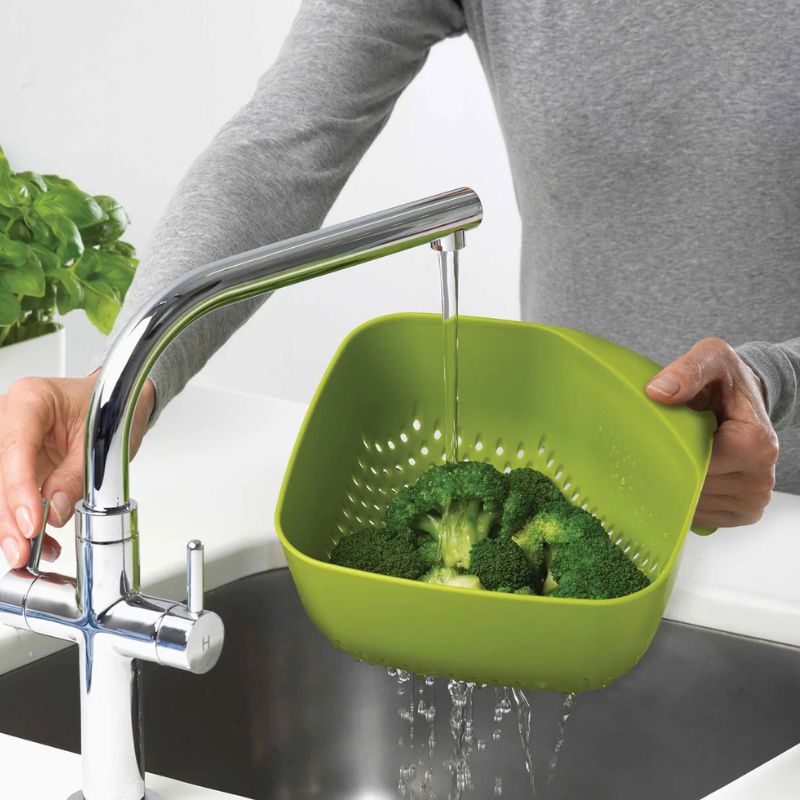 Joseph Joseph Square White Colander - Medaid