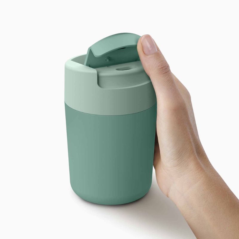 Joseph Joseph Sipp™ Travel Mug with Hygienic Lid 340ml Green - Medaid